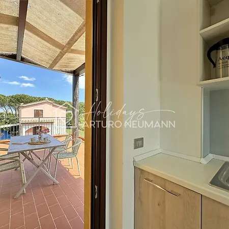 634 - Appartamento Al Primo Piano Di Una Villetta Al Residence Adamo Ed Eva Con Ampio Terrazzo, Piscina Campo Da Tennis -Spiaggia E Navetta Privata Al White Beach Club Inclusa Lejlighed